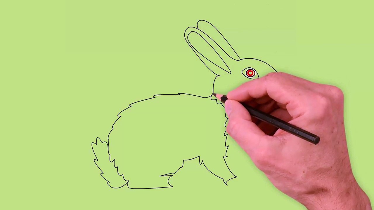 Як намалювати зайця, малюємо тварин, #Kids, #YouTubeKids