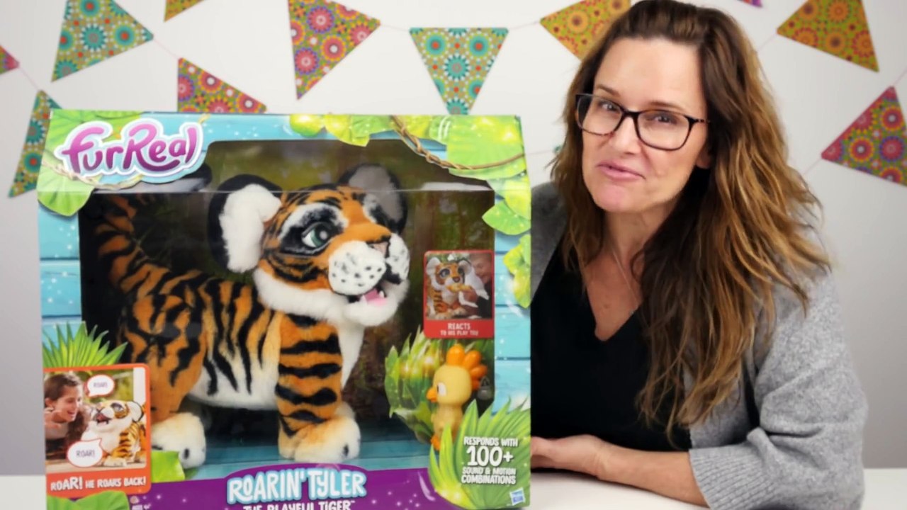 Roarin' Tyler FurReal Friends _ The Playful Tiger _ Amy Jo Toy Review
