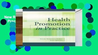 New Releases Health Promotion in Practice  Any Format