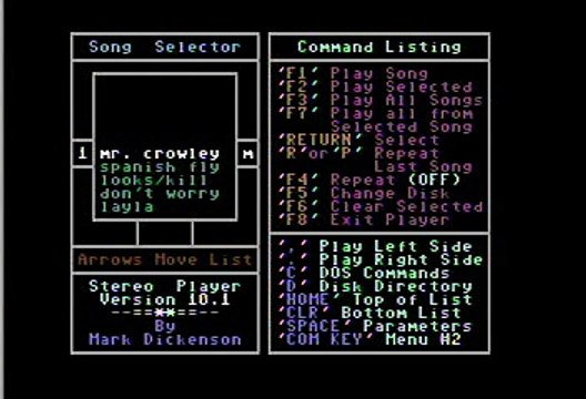 Ozzy Osbourne Mr. Crowley Commodore 64 Stereo Sid Player Keyboard