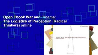 Open Ebook War and Cinema: The Logistics of Perception (Radical Thinkers) online