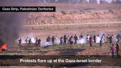 New protests erupt along Israel-Gaza border