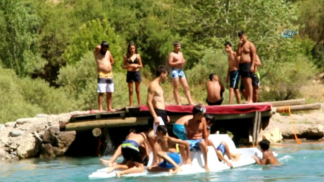 Deniz olmayan Çemişgezek'te, deniz bisikleti keyfi