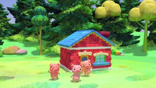 Three Little Pigs | Nursery Rhymes & Kids Songs ABCkidTV