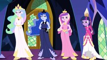 My Little Pony Equestria Girls Princess Transform into Disney MERMAIDS MLP Coloring Book f