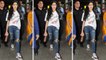 Jhanvi Kapoor wears Shoes worth 1 Lakh Rupees at Airport | FilmiBeat