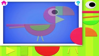 Baby Play Animal Jigsaw Puzzle With Colors and Shapes To Create Funny Animals | Fun Game F