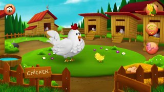 Baby Play & Learn Farm Animals | Feed Animals With Favorite Foods | Fun Game For Kids & To