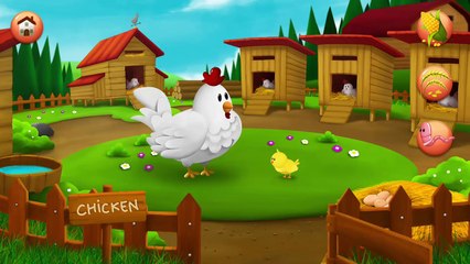 Baby Play & Learn Farm Animals | Feed Animals With Favorite Foods | Fun Game For Kids & To