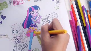 My little pony Equestria girls 3D ivity book MLP coloring for kids Devar kids