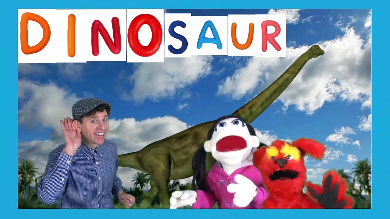 First Words #4 DINOSAUR | Learn 7 Dinosaur Names | Songs For Kids Matt VS Dino