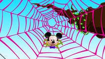 Mickey Mouse Clubhouse transforms into Incy Wincy Spider | Nursery Rhymes | Itsy Bitsy Spi