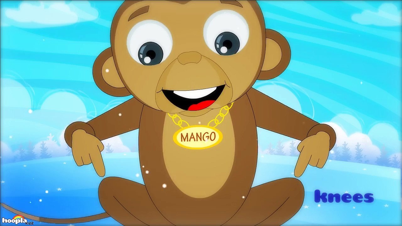 Head Shoulders Knees And Toes |Nursery Rhymes For Babies by Hooplakidz