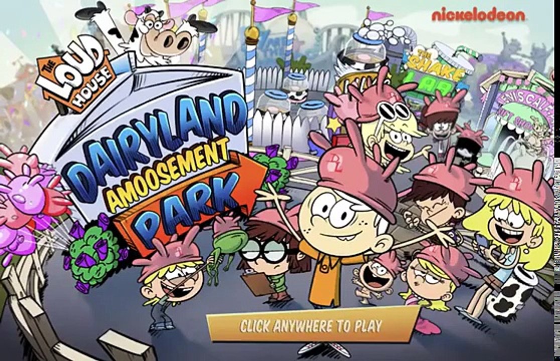 The Loud House: Dairyland Amoosement Park - Fun with Lincoln and his Sisters (Nickelodeon Games)