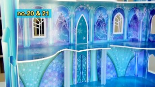 DISNEY FROZEN SNOWFLAKE MANSION DOLL HOUSE ASSEMBLY DIY HOW TO