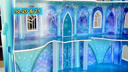DISNEY FROZEN SNOWFLAKE MANSION DOLL HOUSE ASSEMBLY DIY HOW TO