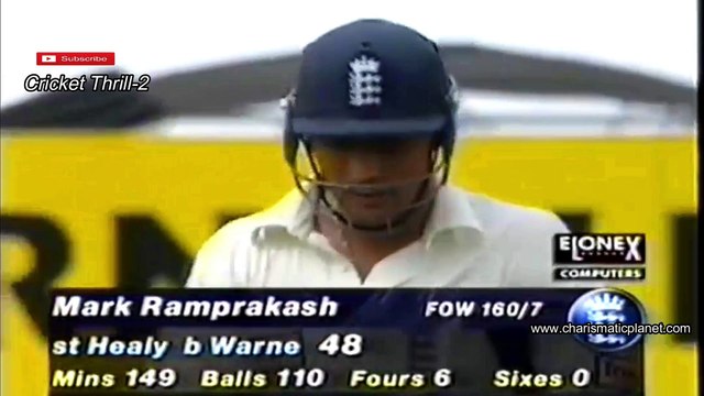 Shane Warne Unplayable Leg Spin Ball