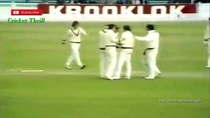 DJ Collley Test Debut 3 for 83  vs England Ist Test Match at Manchester, Jun 8-13 1972