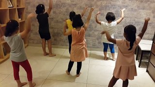 Kids easy dance on Cham cham choreography Baghi Nikks dance academy