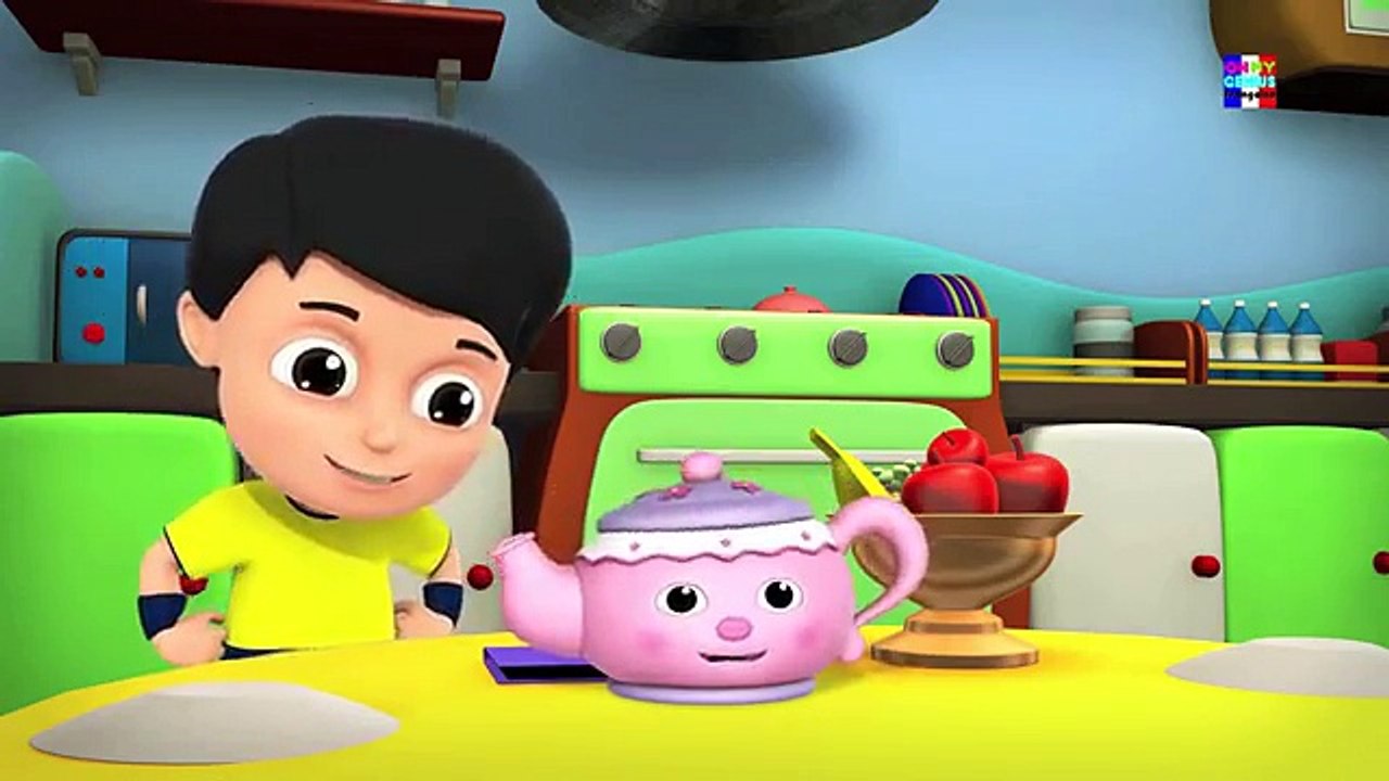Je suis une petite théière | Comptine | 3D rimes pour les enfants | Kids Song | I am a Little Teapot