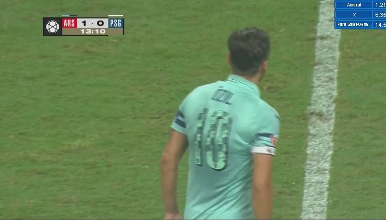 Arsenal - PSG 1-0 GOAL OZIL 28-07-2018 - video Dailymotion