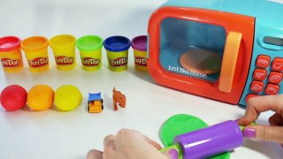 Learn Colors with Dinosaur Magic Microwave Surprise Toys
