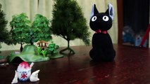 トトロとジジのストップモーション Totoro toys / Stop motion Theatre: Ghibli Dolls and “Kakigori” (Shaved ic