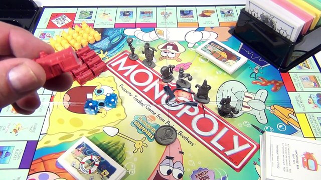 SpongeBob SquarePants Edition Monopoly Board Game, 2005 Hasbro 3D Lenticular Eyes!