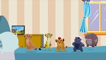 LION GUARD FIVE LITTLE MONKEYS JUMPING ON THE BED NURSERY RHYMES 5 LITTLE MONKEYS LION GUA