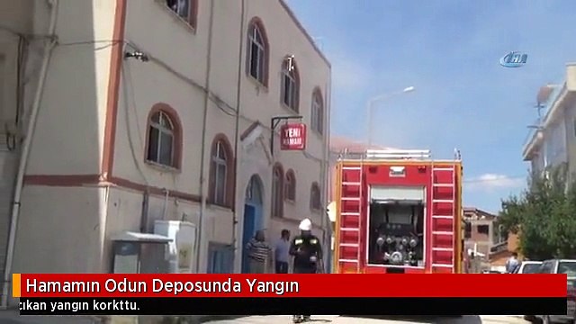 Hamamın Odun Deposunda Yangın