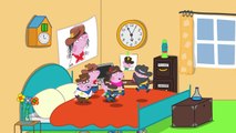 Five Little Piggies Jumping on the Bed. Five Little Monkeys Jumping on the Bed Parody with