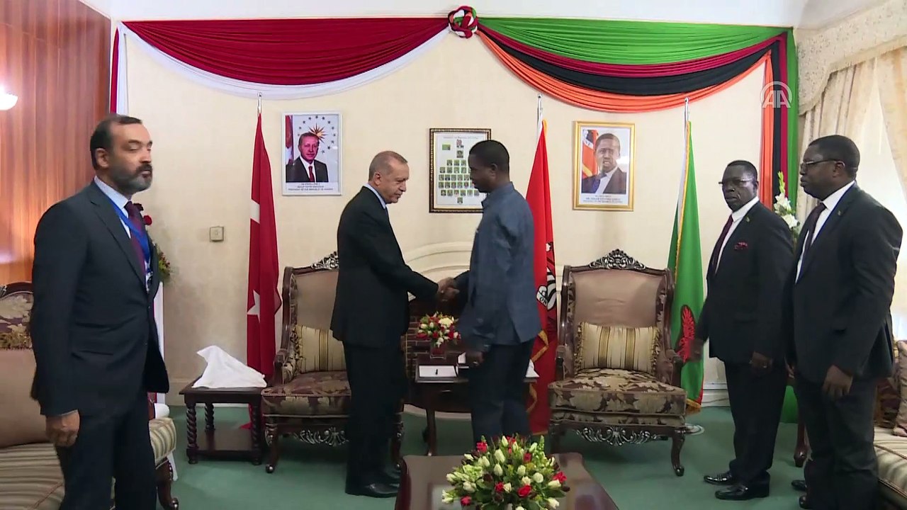 Erdoğan - Lungu görüşmesi - ZAMBİYA