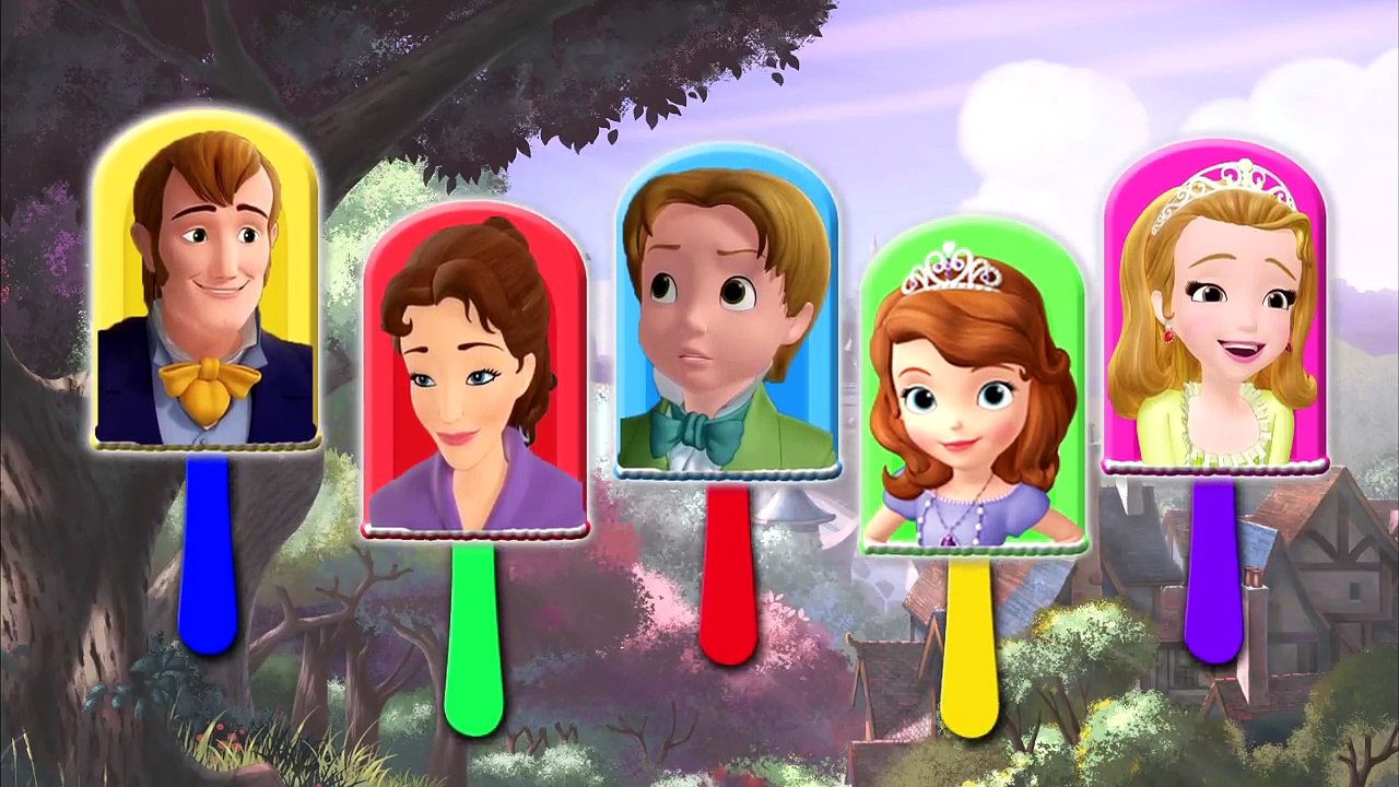 Sofia the First Ice Cream Finger Family Nursery Rhyme