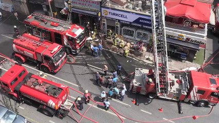 Fatih'te iş yeri yangını (3) - İSTANBUL