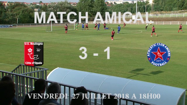 Résumé match amical USBCO - Amiens AC