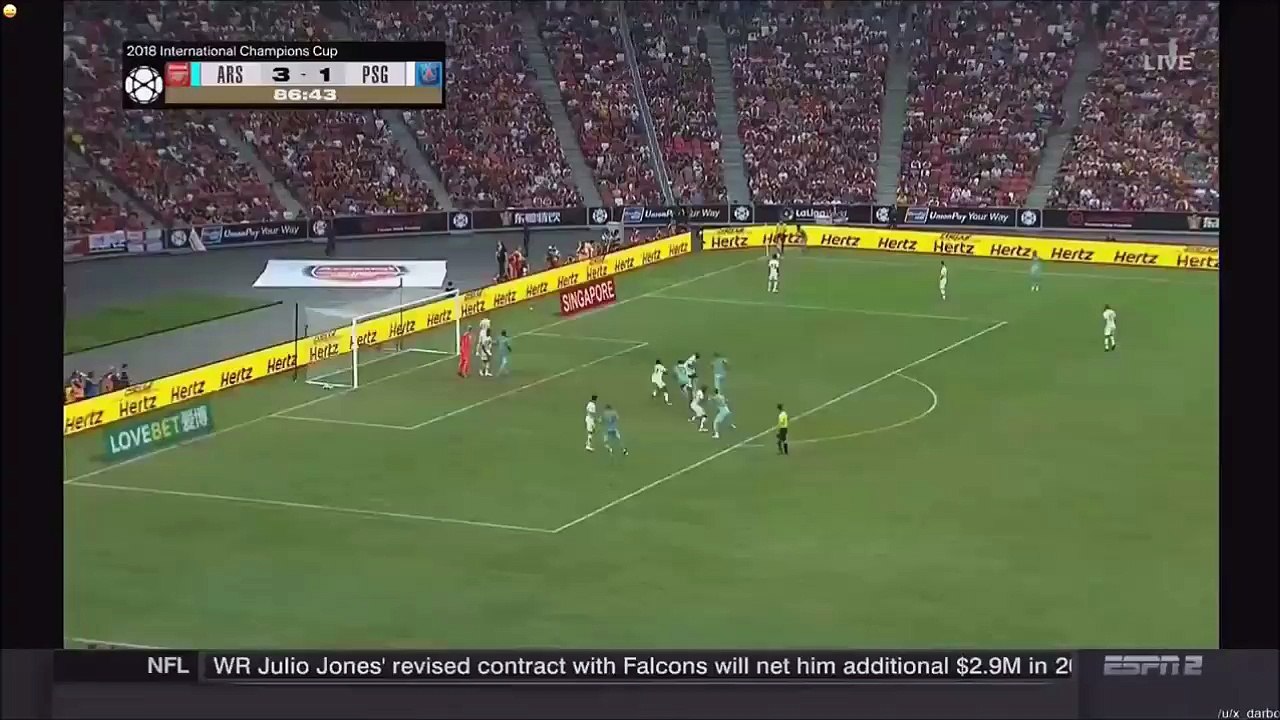 Rob Holding Goal vs PSG (4-1)