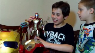 IRON MAN 3 TOYS, Autistic Kid Review