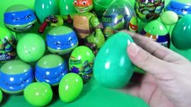 33 Easter Surprise Eggs LEGO Teenage Mutant Ninja Turtles Half Shell Heroes Nickelodeon