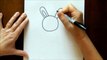 How to Draw a Cartoon Rabbit Bunny Step by Step Beginners Drawing Tutorial