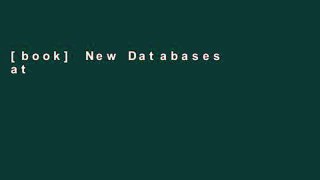 [book] New Databases at Scale: Operations Engineering