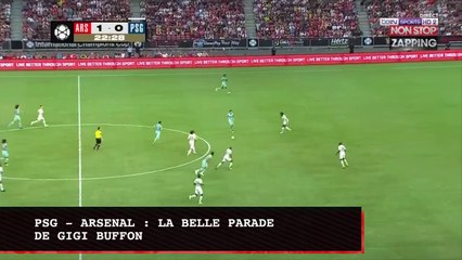 PSG-Arsenal (5-1) : la belle parade de Gigi Buffon (vidéo)