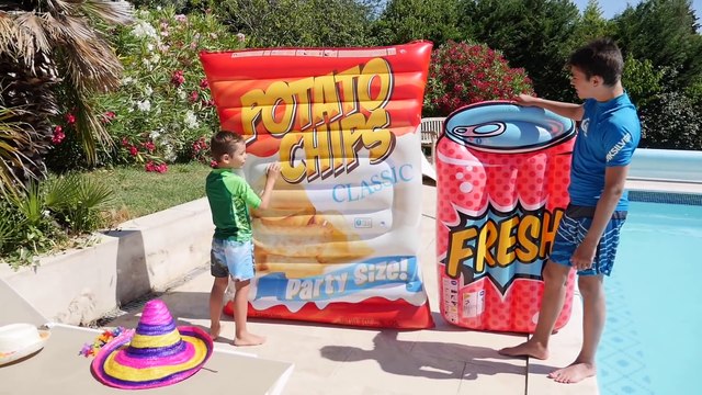 REAL FOOD vs XXL FOOD & CHAPEAU MAGIQUE Hamburger, Glace, Donut, Frites, Hot-dog...