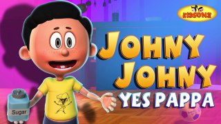 Johny Johny Yes Papa KIDS Nursery Rhyme | 3D Animation English Rhymes Songs for Children K