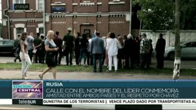 Rusia: celebran 64 años del natalicio del comandante Hugo Chávez