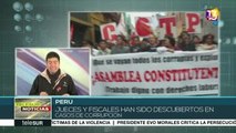 Marchan peruanos, hartos de la corrupción de la clase política