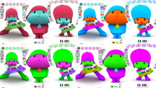 12 Little Pocoyo Rainbow Colors Jumping and Play Fun With baby Rhymes Are You Sleeping Bro