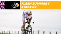Flash Summary - Stage 20 - Tour de France 2018