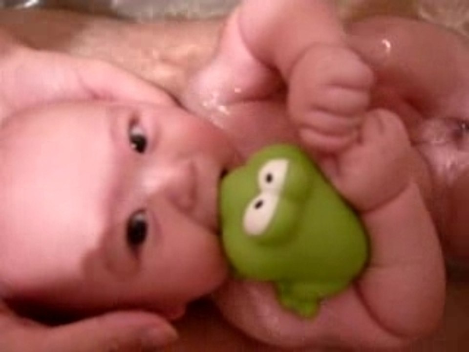 Ange et sa grenouille