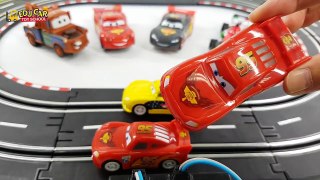 Learning Color Special Disney Pixar Cars Lightning McQueen Mack Truck Race Track for kids