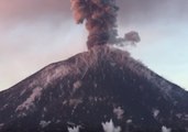 Indonesia's Krakatau Volcano Spits Lava Bombs and Boulders in Spectacular Eruption